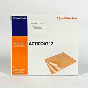 Acticoat 5* 5cm 1pc antimikrobielle Wundauflage mit nanokristallinem Silber